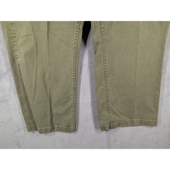 Coldwater Creek Natural Fit Capri Denim Jeans Womens 24 Green Straight High Rise - Picture 3 of 13